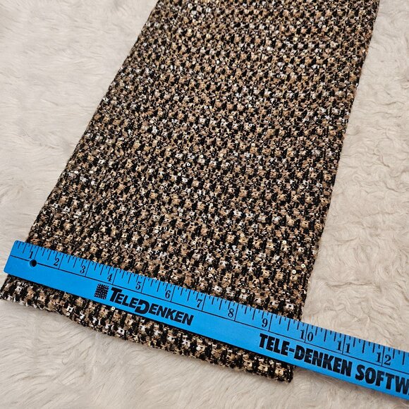 Worthington X Jason Bolden Women's Gold Multi Tweed Pants Size 4 - Picture 7 of 10